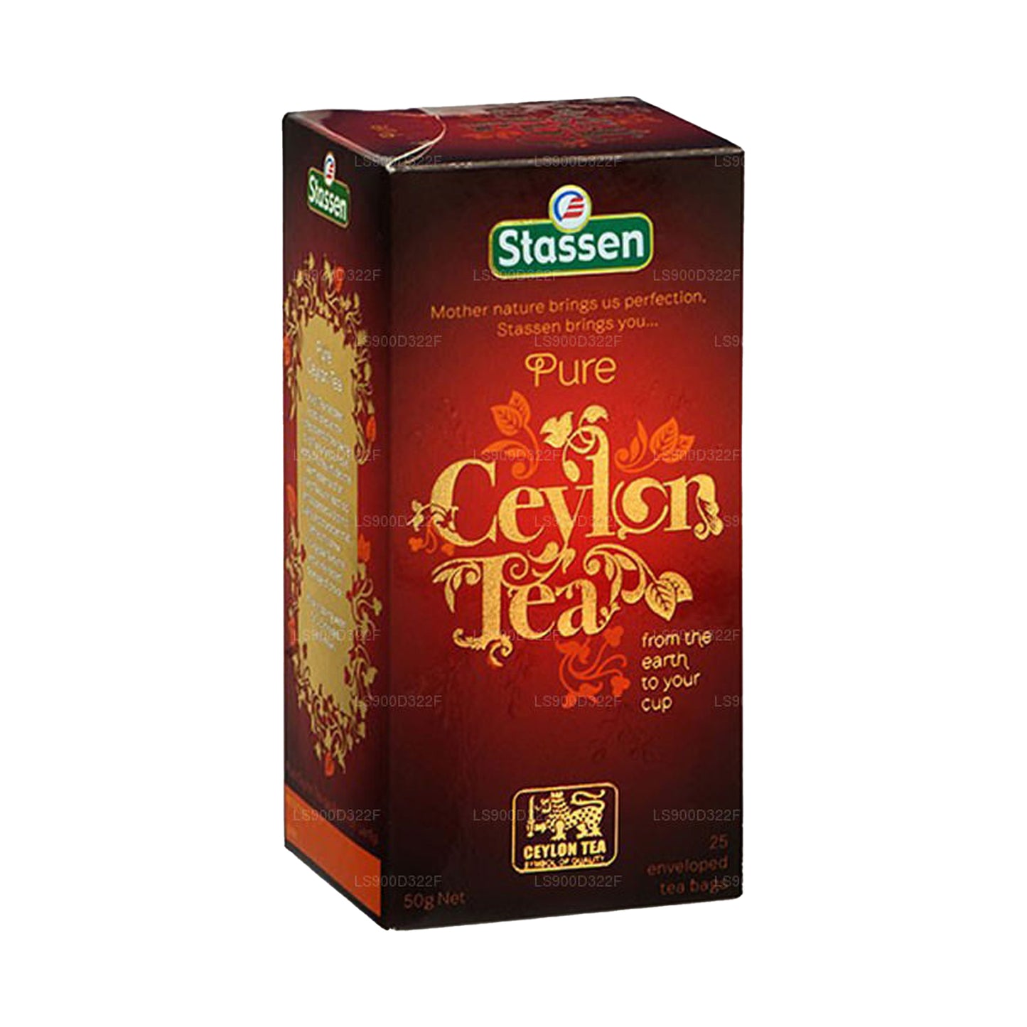 Stassen Pure Ceylon Schwarztee (50 g) 25 Teebeutel