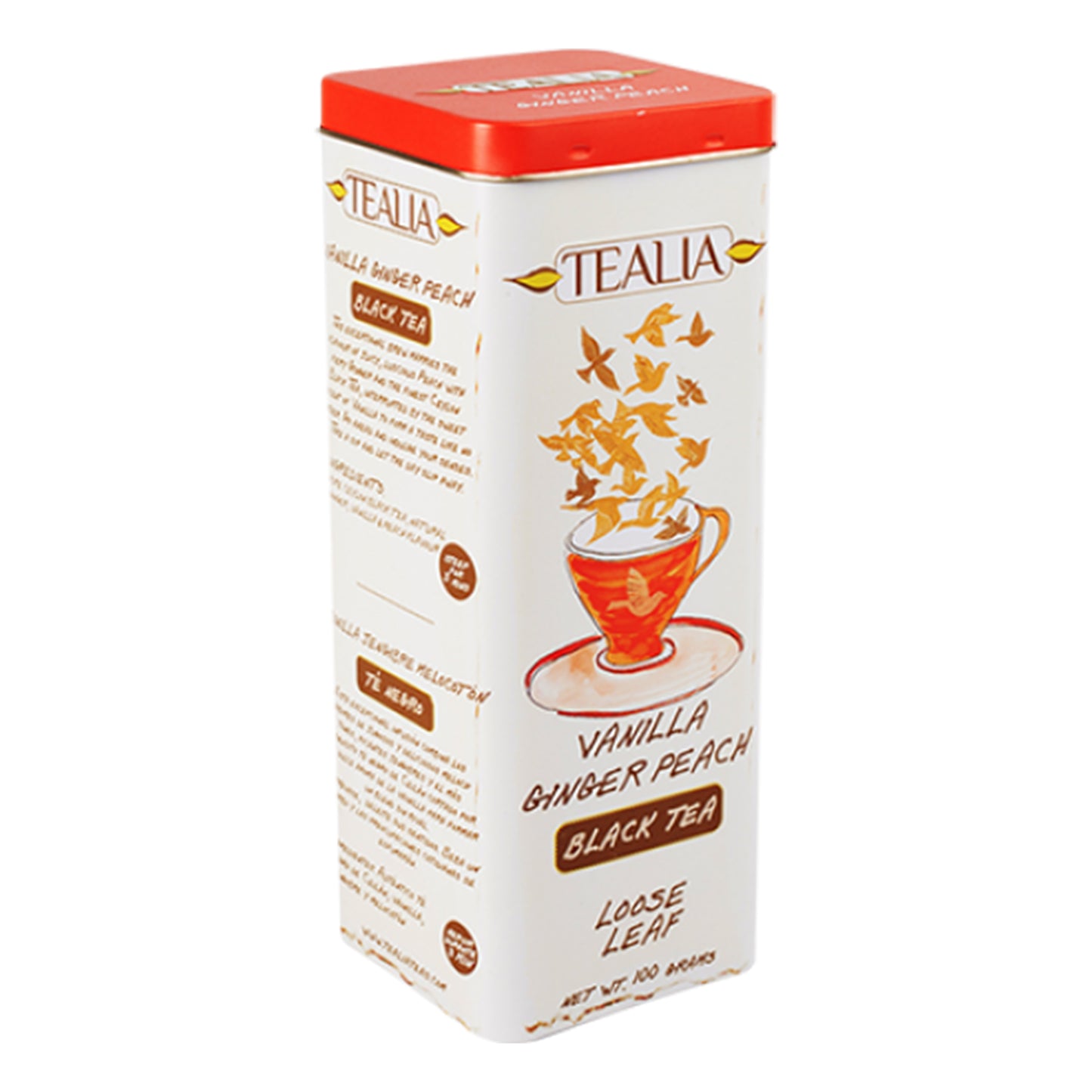 Tealia Vanille-Ingwer-Pfirsich-Tee (100 g)