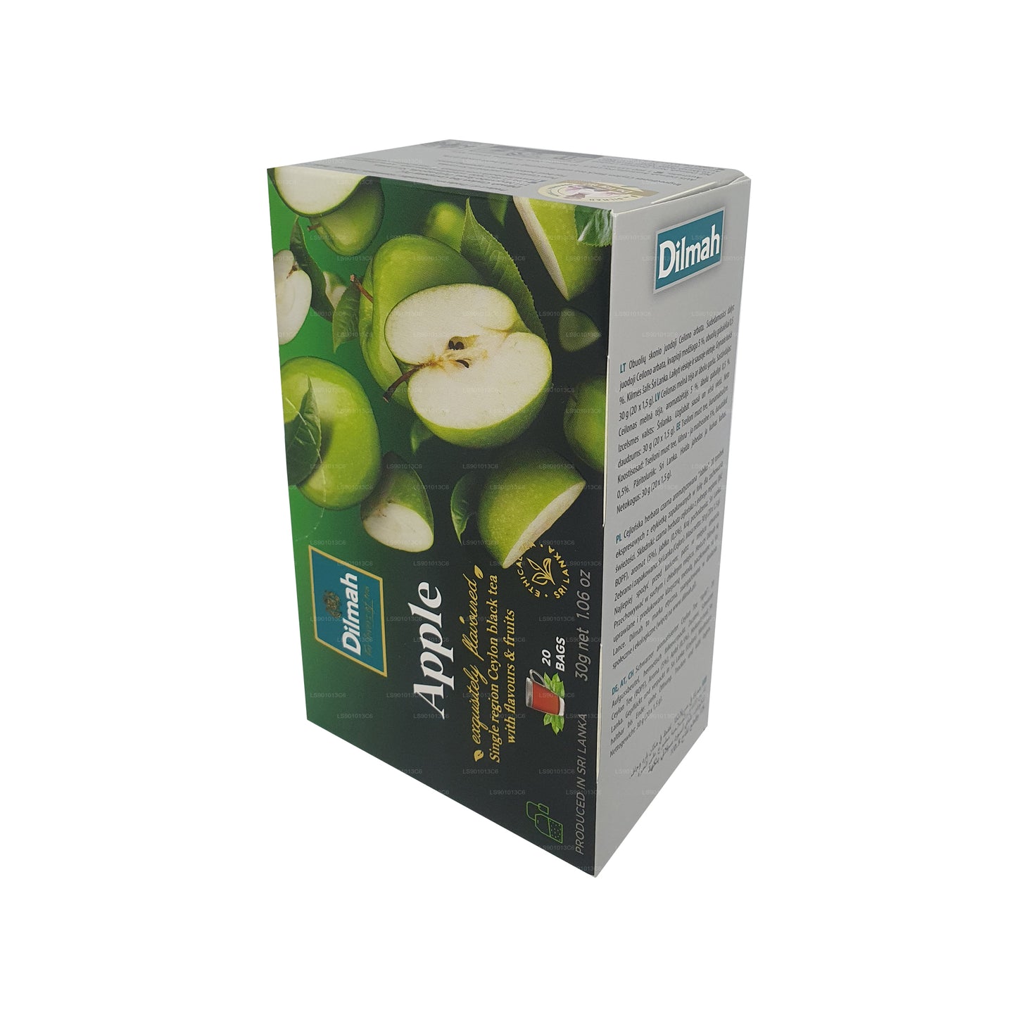 Dilmah Schwarzer Tee mit Apfelgeschmack (30g)