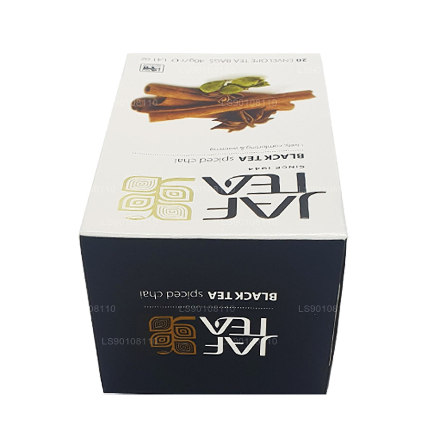 Jaf Tea Pure Spice Collection Schwarzer Tee Gewürzter Chai (40 g) 20 Teebeutel