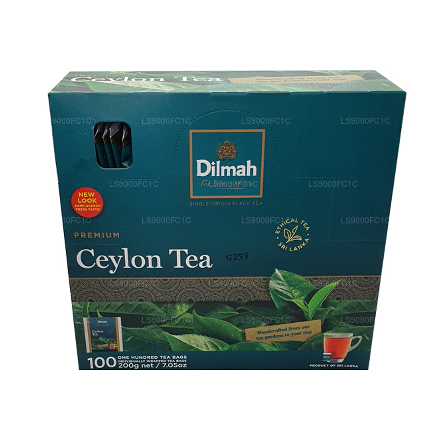 Dilmah Premium Ceylon Tee, einzeln verpackt, 100 Teebeutel (200 g)