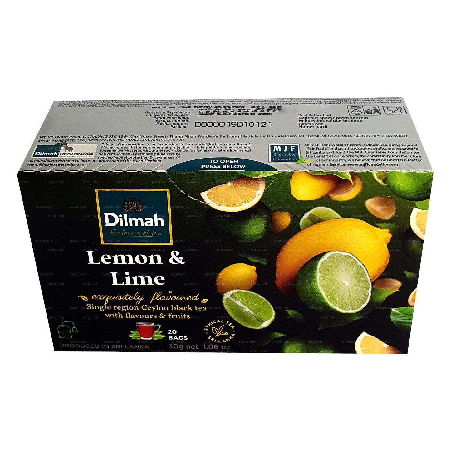Dilmah Tee mit Zitronengeschmack (30 g) 20 Teebeutel