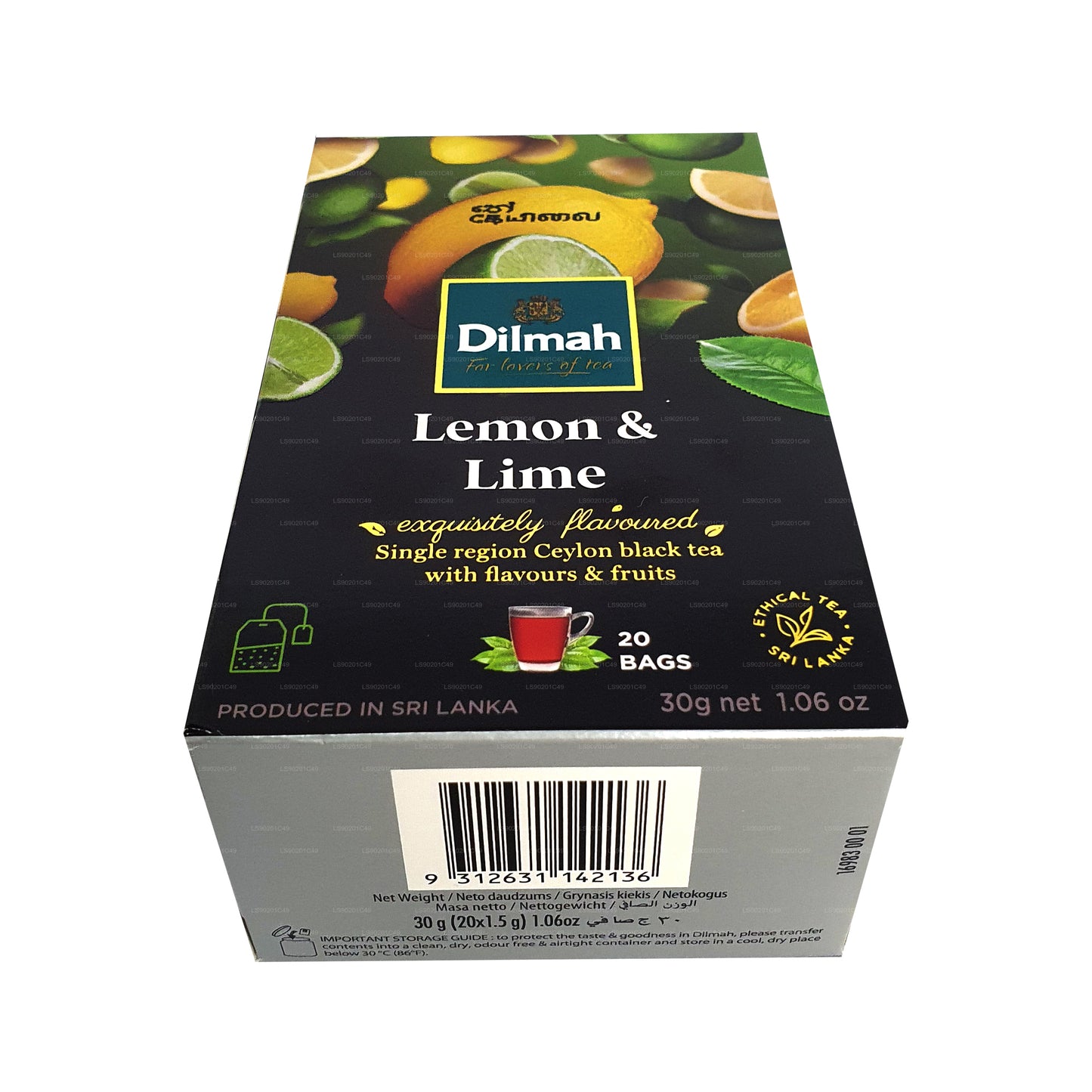 Dilmah Tee mit Zitronengeschmack (30 g) 20 Teebeutel