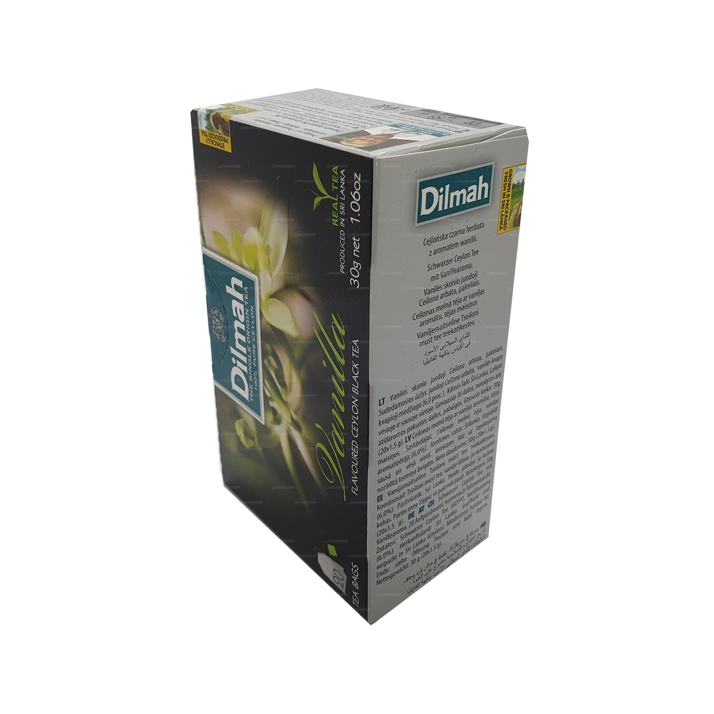 Dilmah Tee mit Vanillegeschmack (40 g) 20 Teebeutel