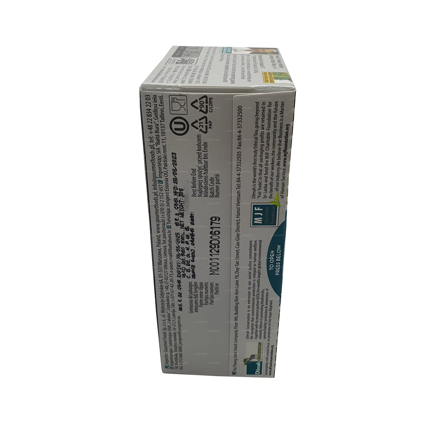 Dilmah Tee mit Vanillegeschmack (40 g) 20 Teebeutel