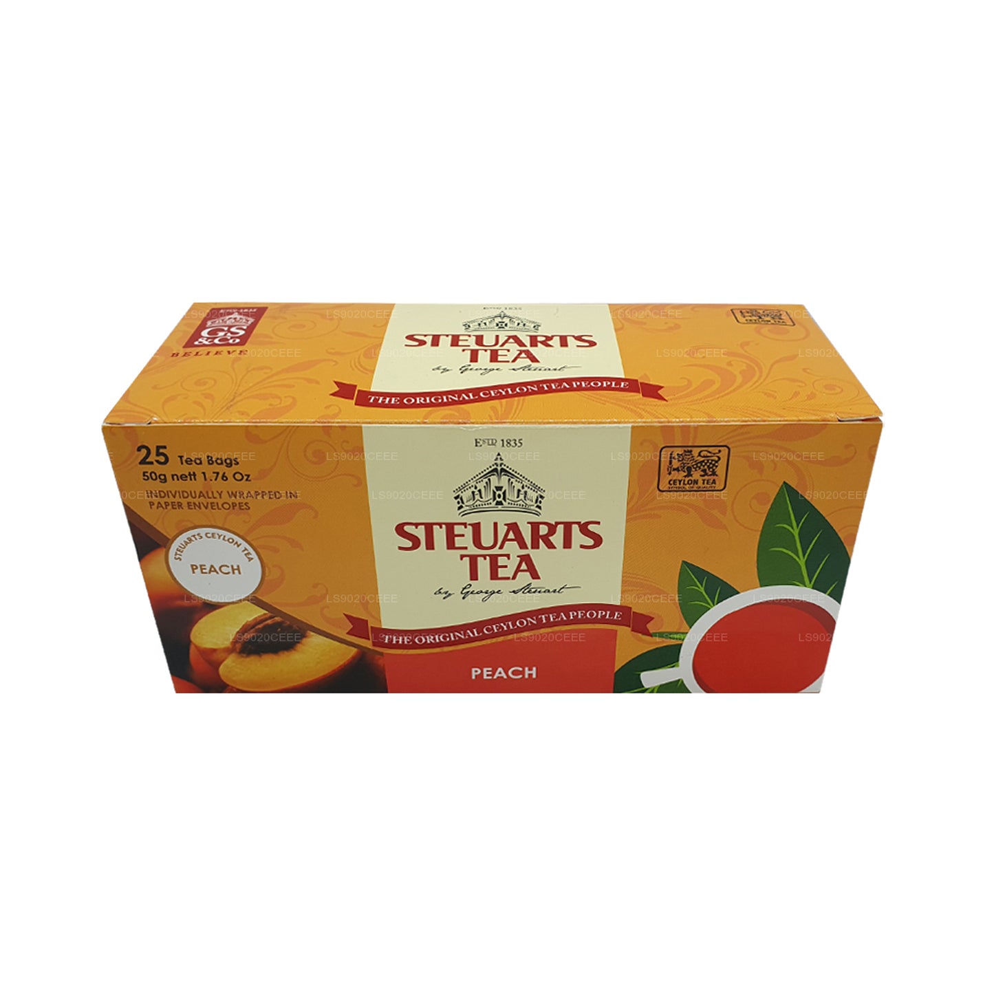 Steuarts Pfirsichtee (50 g) 25 Beutel