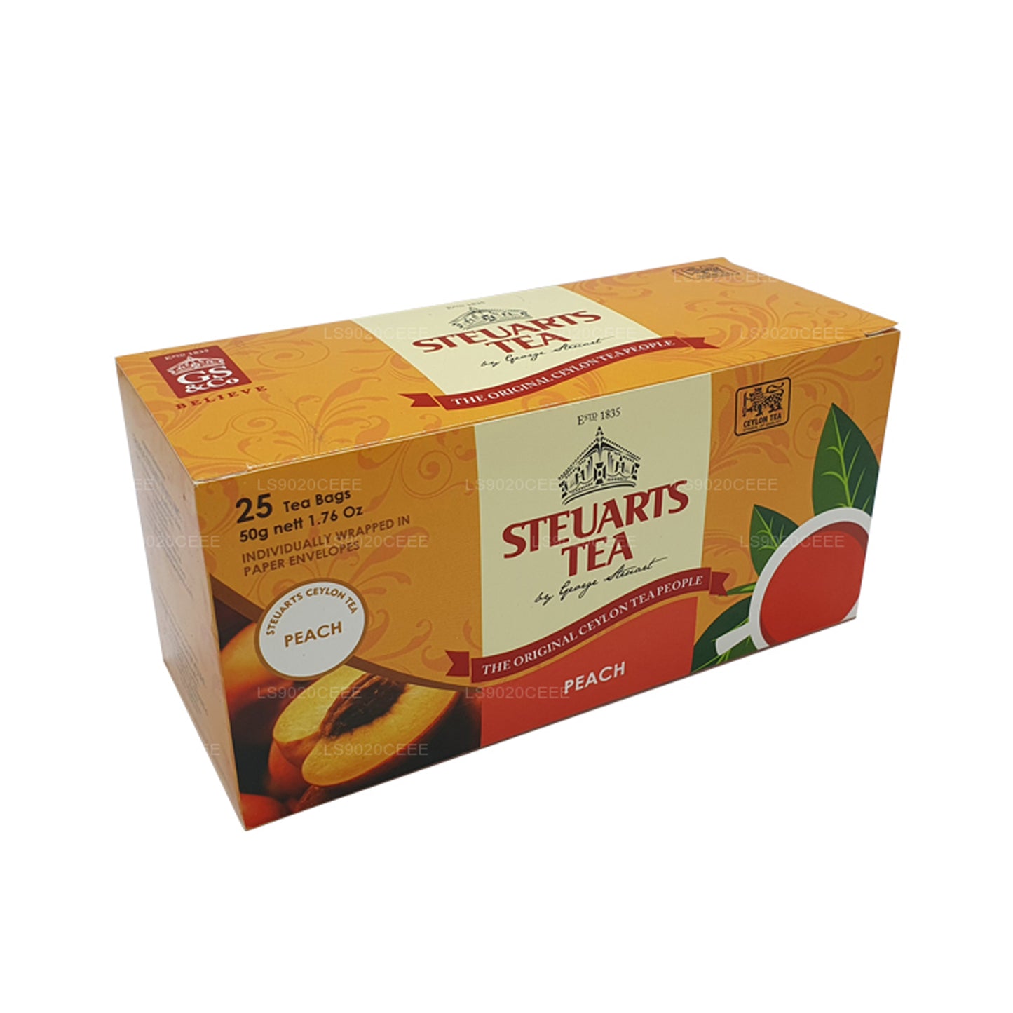 Steuarts Pfirsichtee (50 g) 25 Beutel