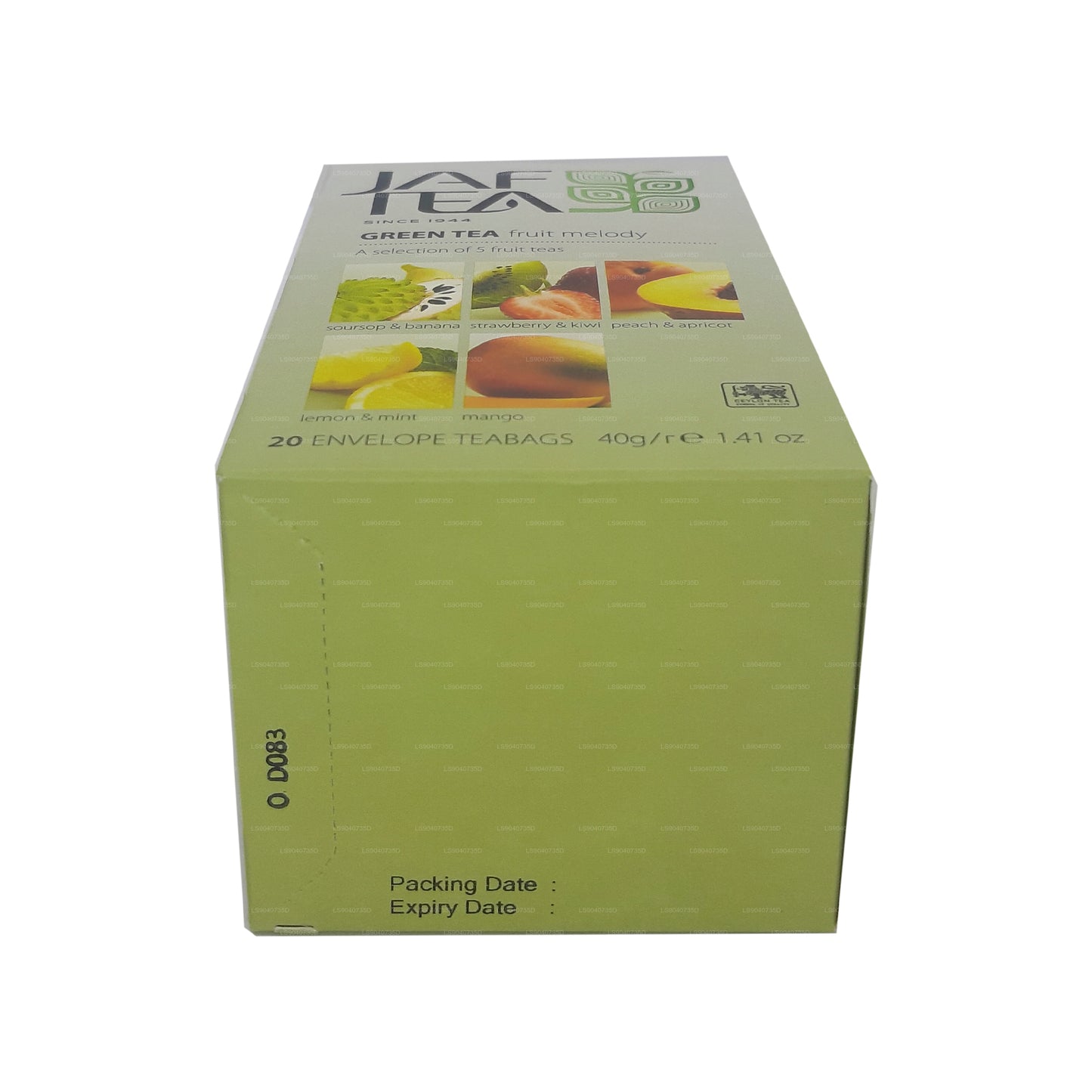 Jaf Tea Pure Green Collection Grüntee Fruit Melody (40 g) 20 Teebeutel