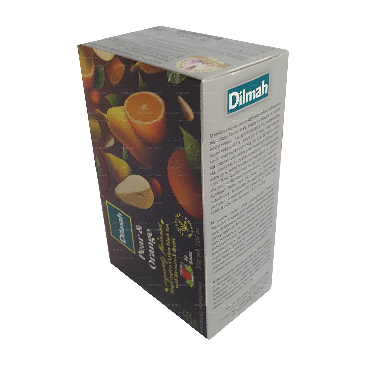 Dilmah Ceylon-Schwarztee mit Birnen- und Orangengeschmack (30 g) 20 Teebeutel