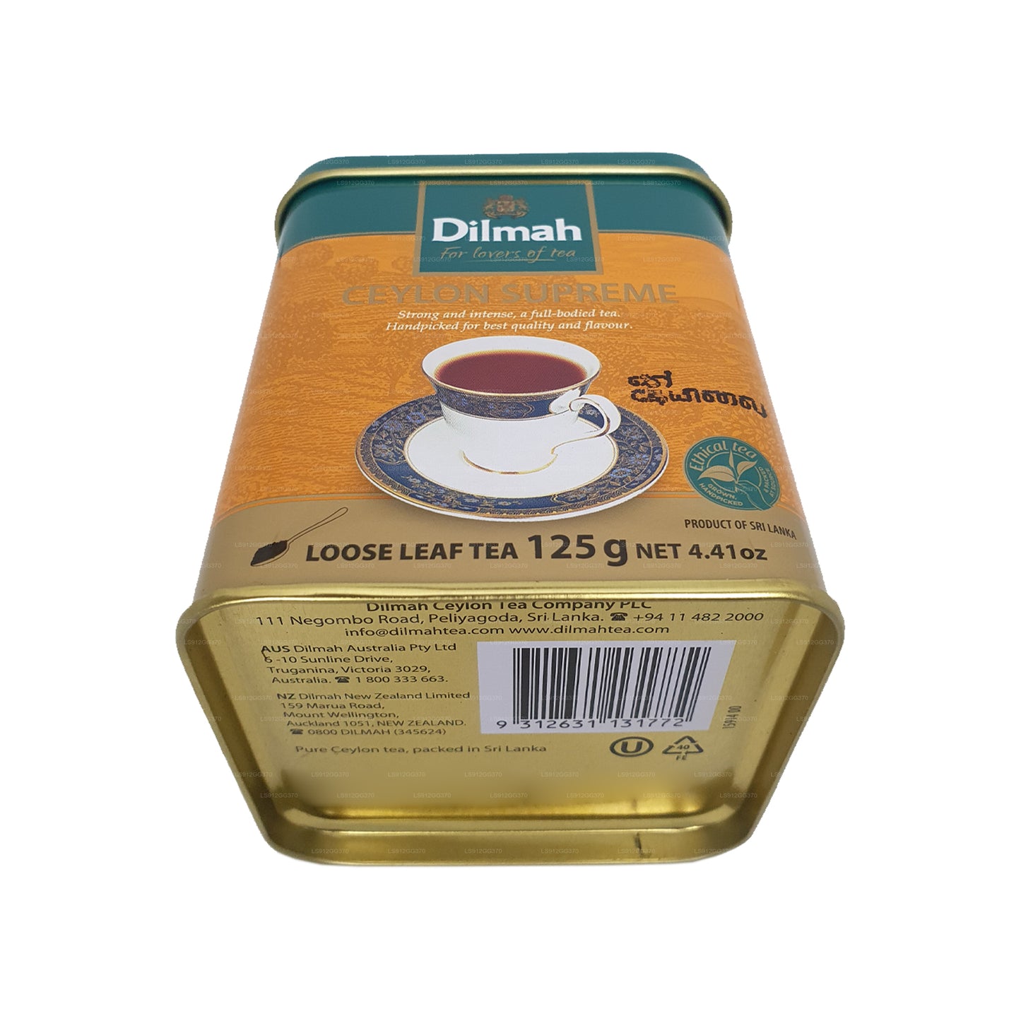 Dilmah Ceylon Supreme Loseblatt-Tee (125 g)