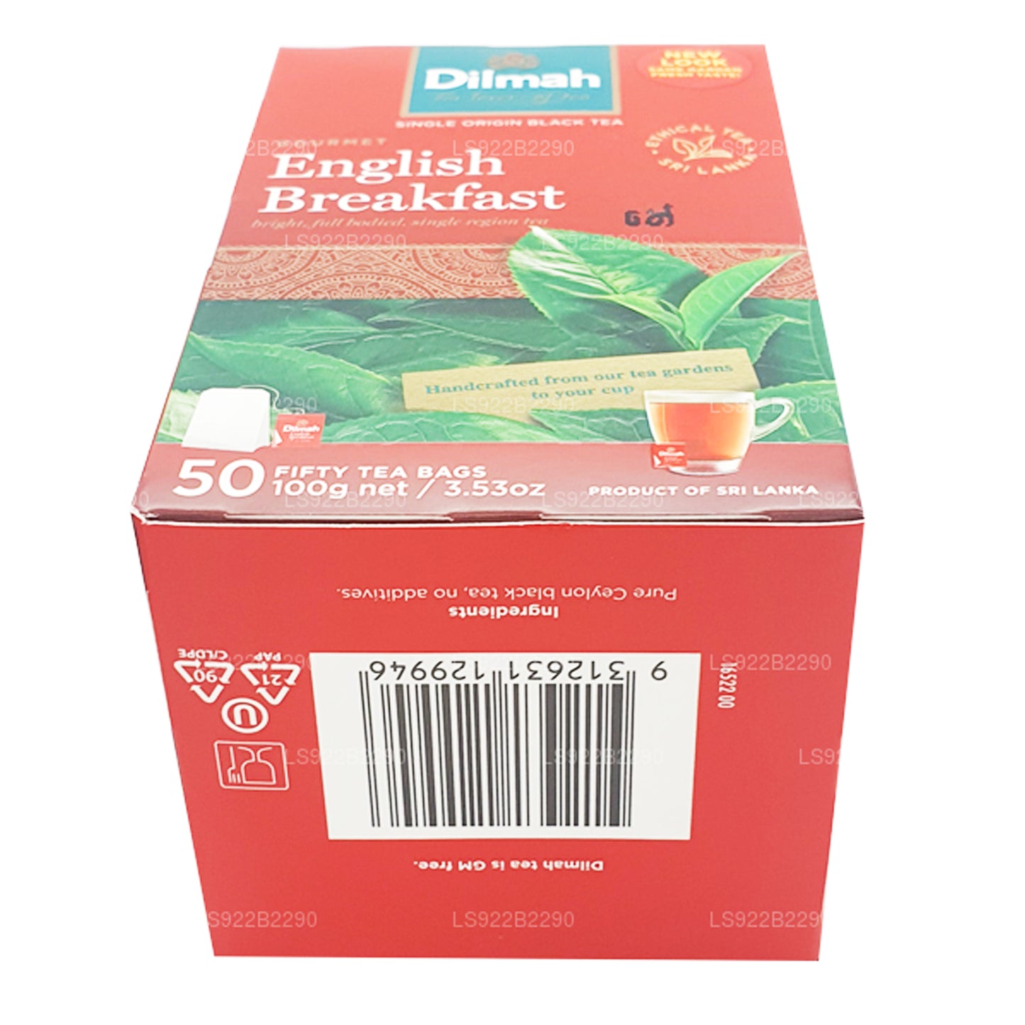 Dilmah Englischer Frühstückstee, 50 Teebeutel (100 g)