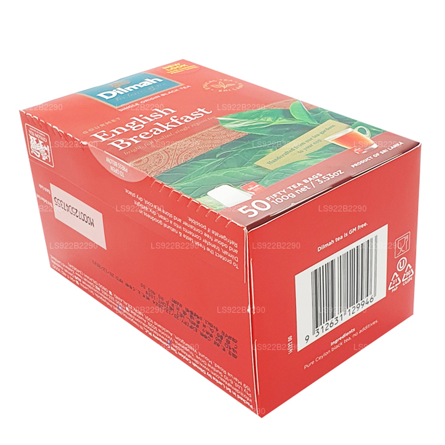 Dilmah Englischer Frühstückstee, 50 Teebeutel (100 g)