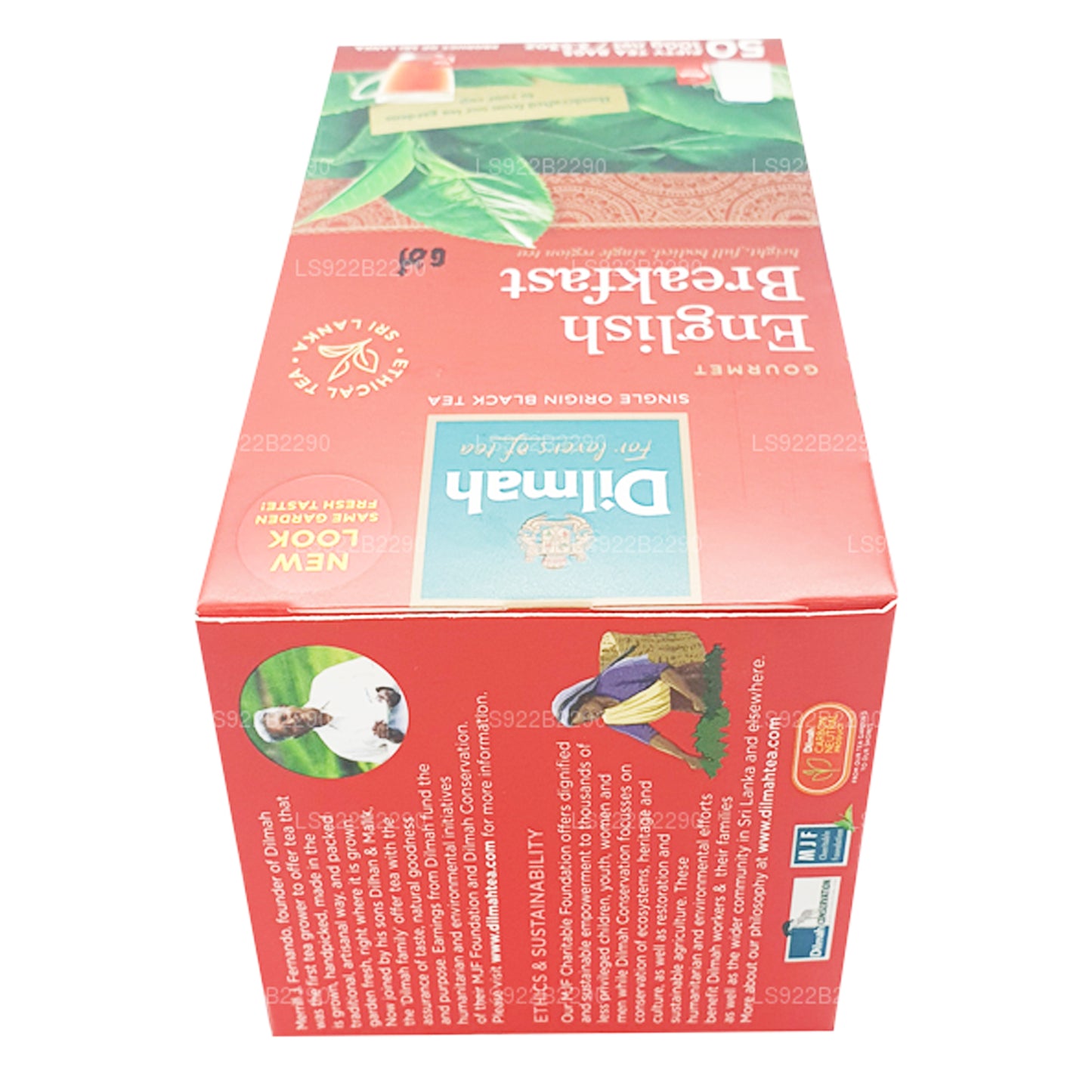 Dilmah Englischer Frühstückstee, 50 Teebeutel (100 g)