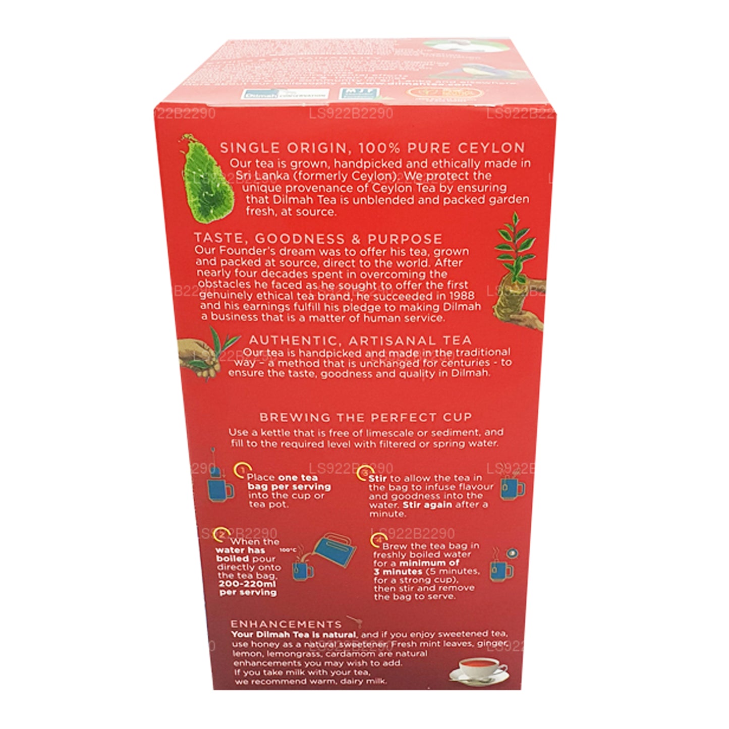 Dilmah Englischer Frühstückstee, 50 Teebeutel (100 g)