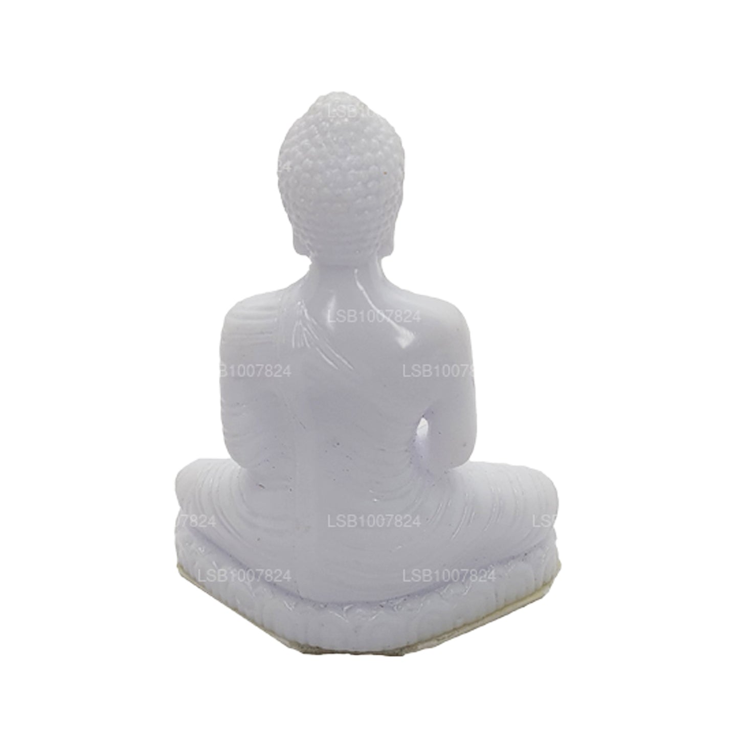 Buddha-Statue (weiße Farbe) für Armaturenbrett im Auto (7 cm x 3 cm)