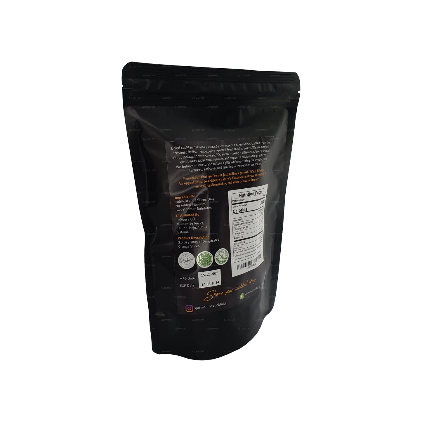 Me Garnish Getrocknete Orangenscheiben (100 g)