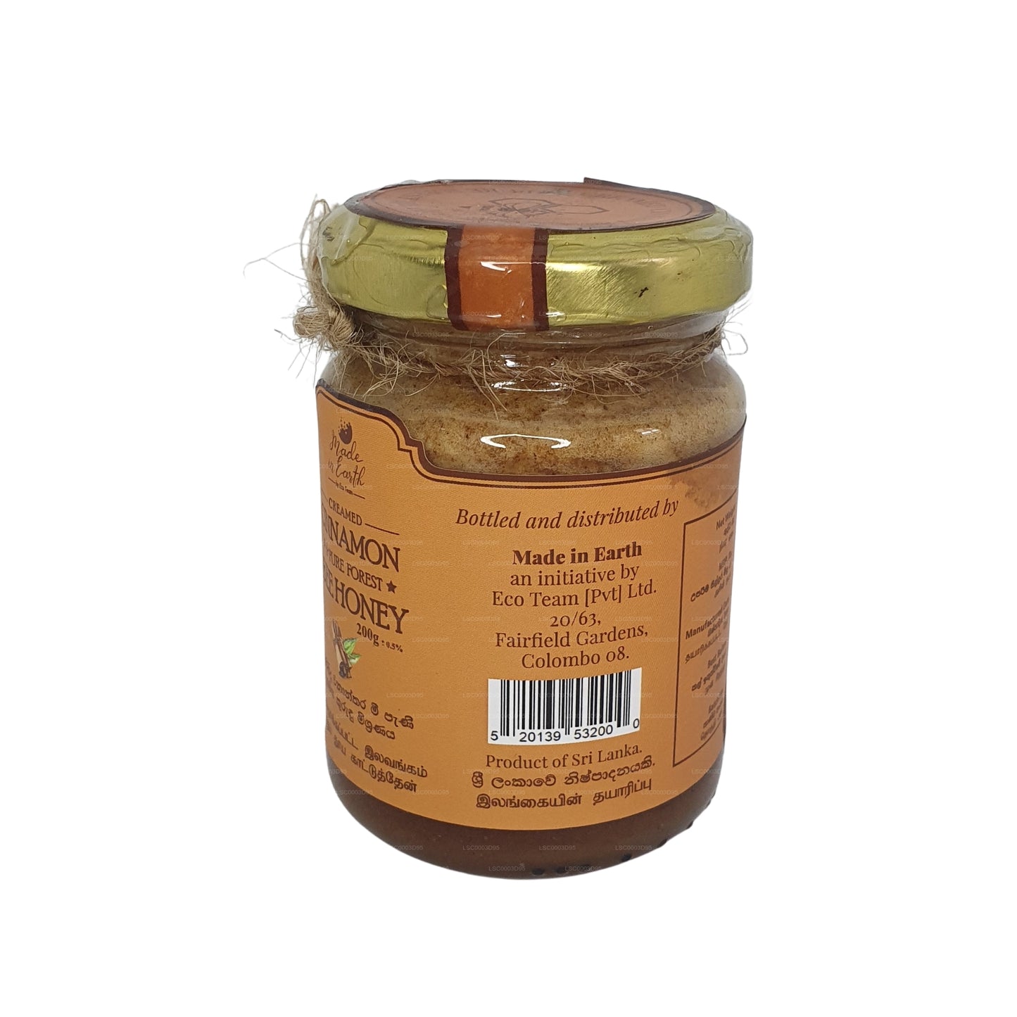 Made In Earth Rahmzimt & reiner Waldbienenhonig (200 g)