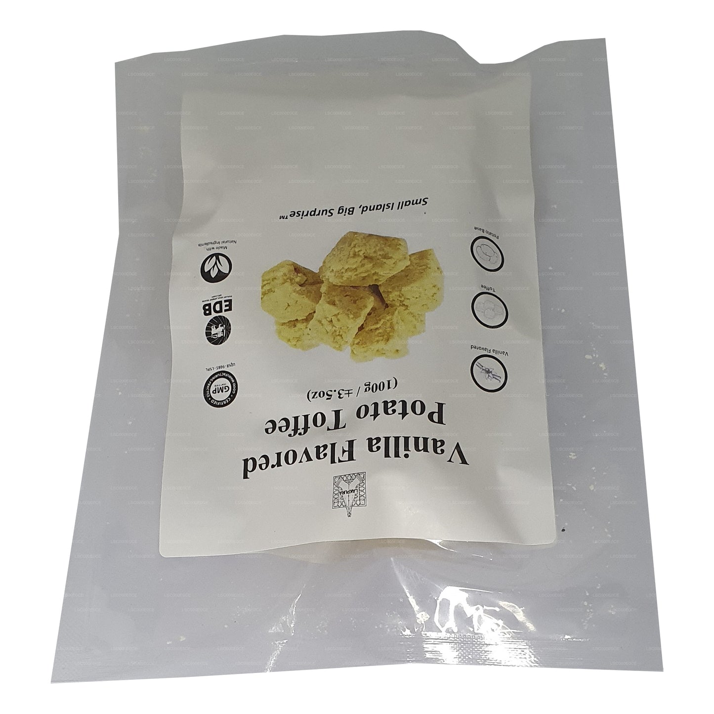 Lakpura Kartoffeltoffee mit Vanillegeschmack