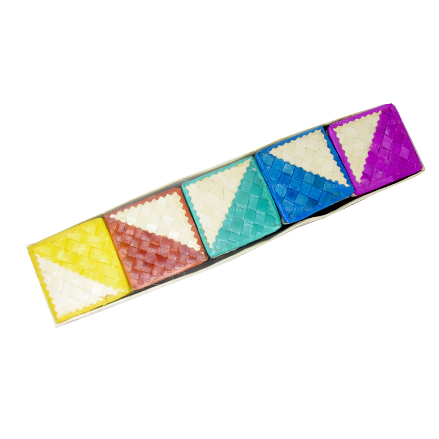 Lakpura Palmyrah-Blatt-Geschenkbox (Design A)