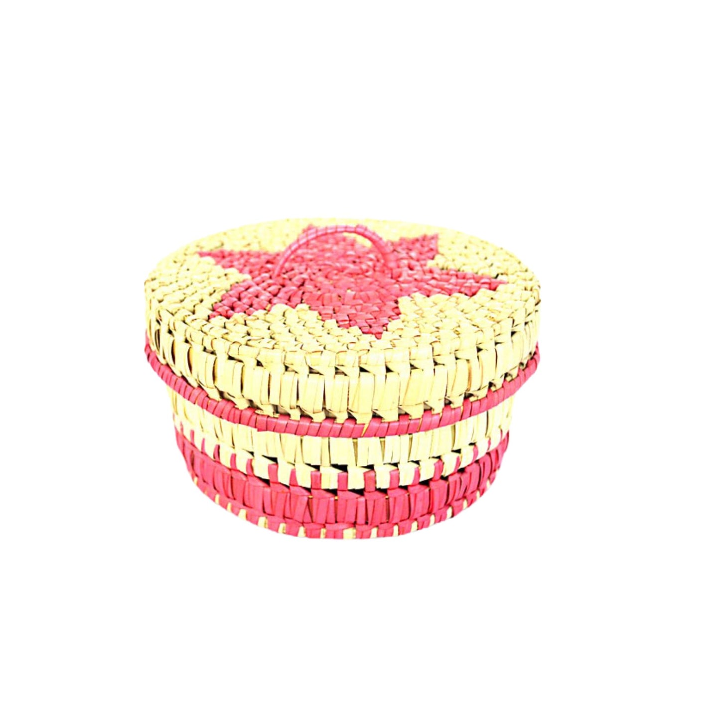 Lakpura® Palmyrah Schmuckkästchen – Mittel (Design 1)