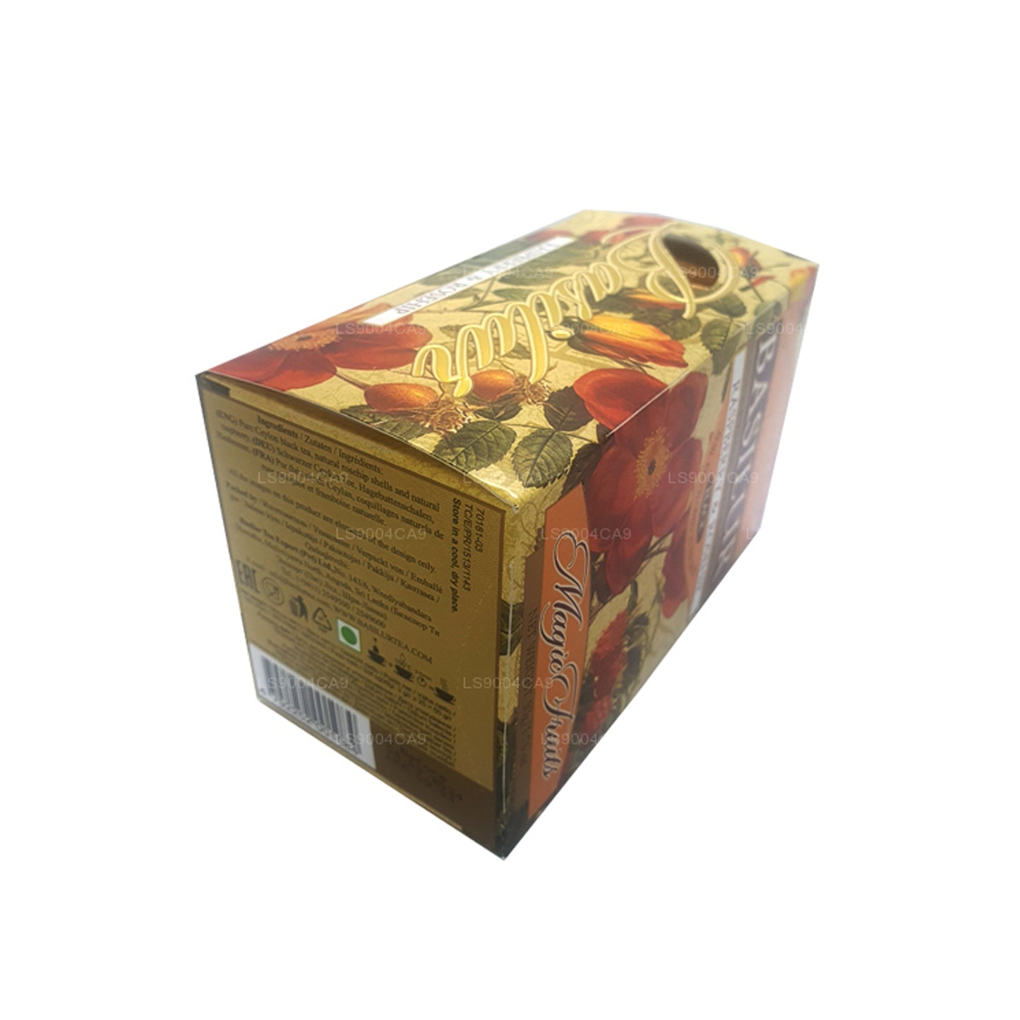 Basilur Magic Fruits Himbeere und Hagebutte (50 g) 25 Teebeutel
