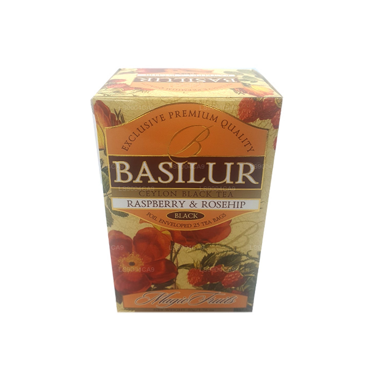Basilur Magic Fruits Himbeere und Hagebutte (50 g) 25 Teebeutel