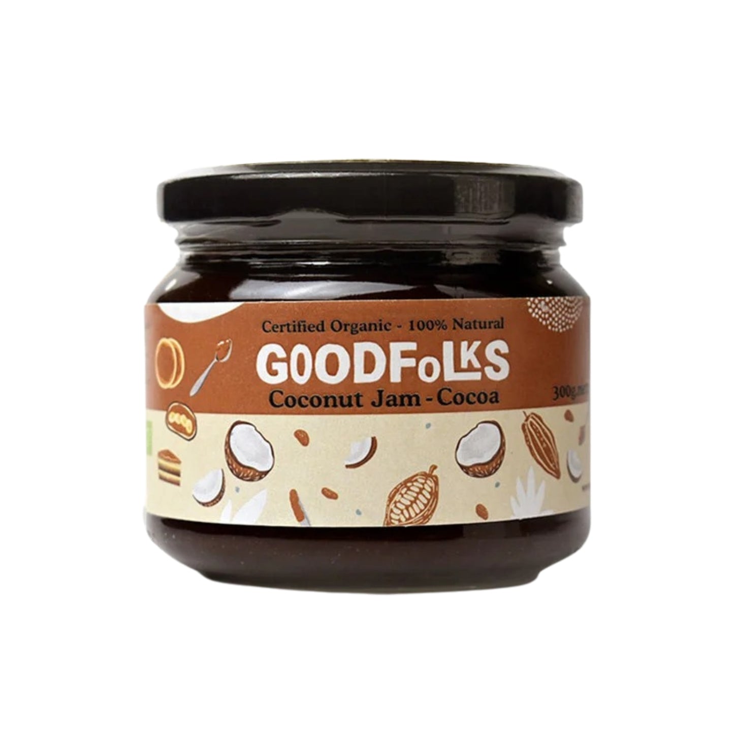 Goodfolks Kokosnussmarmelade mit Kakao (300 g)