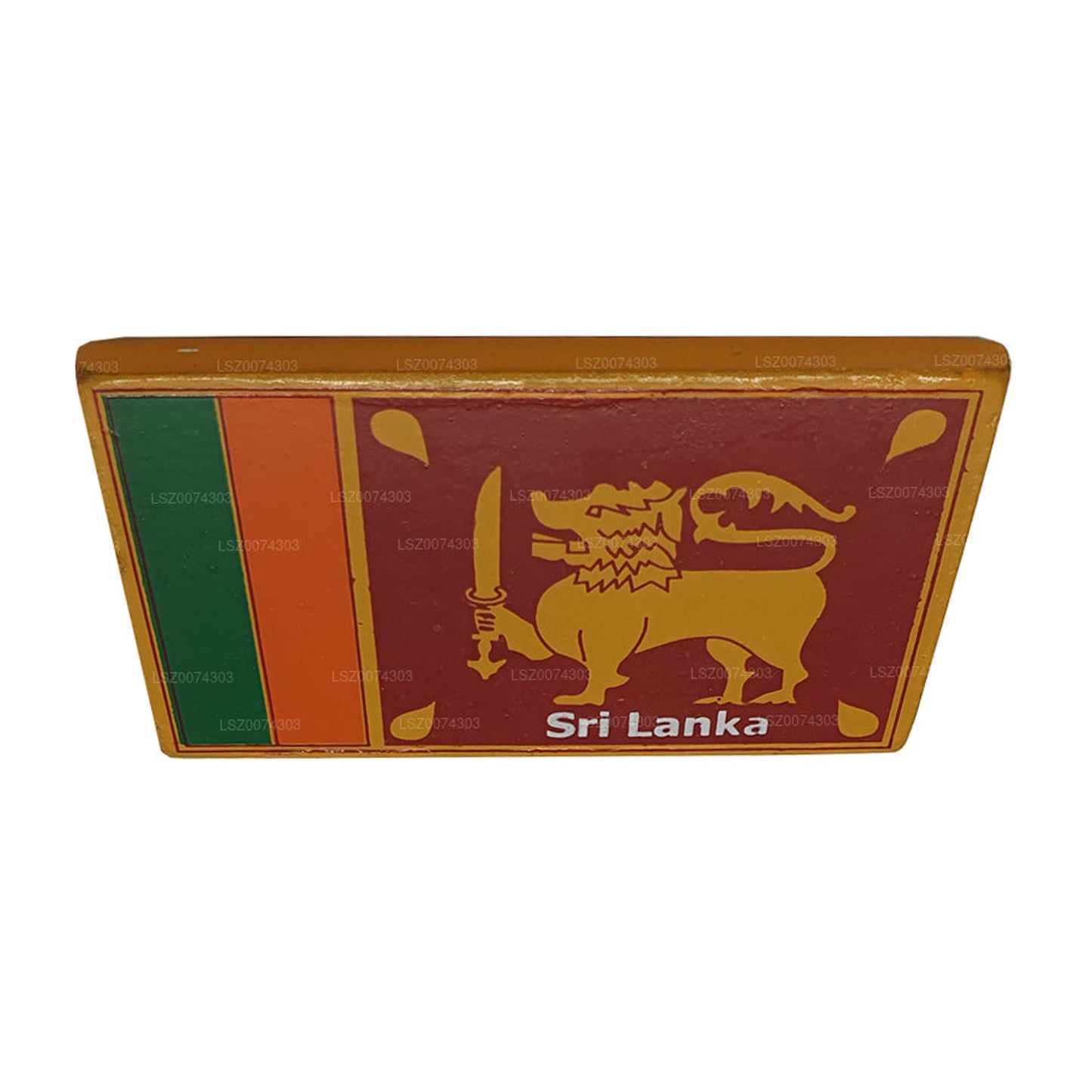 Kühlschrankmagnet mit srilankischer Nationalflagge