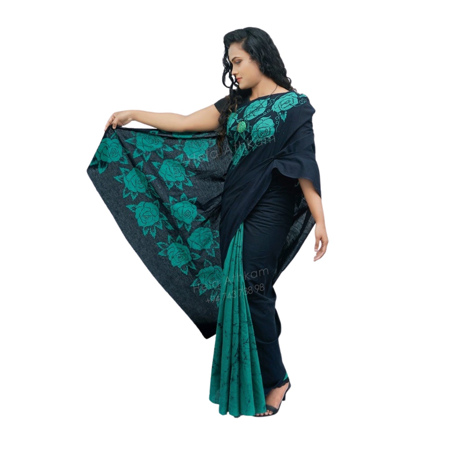 Kandyan Saree 1 Farbe