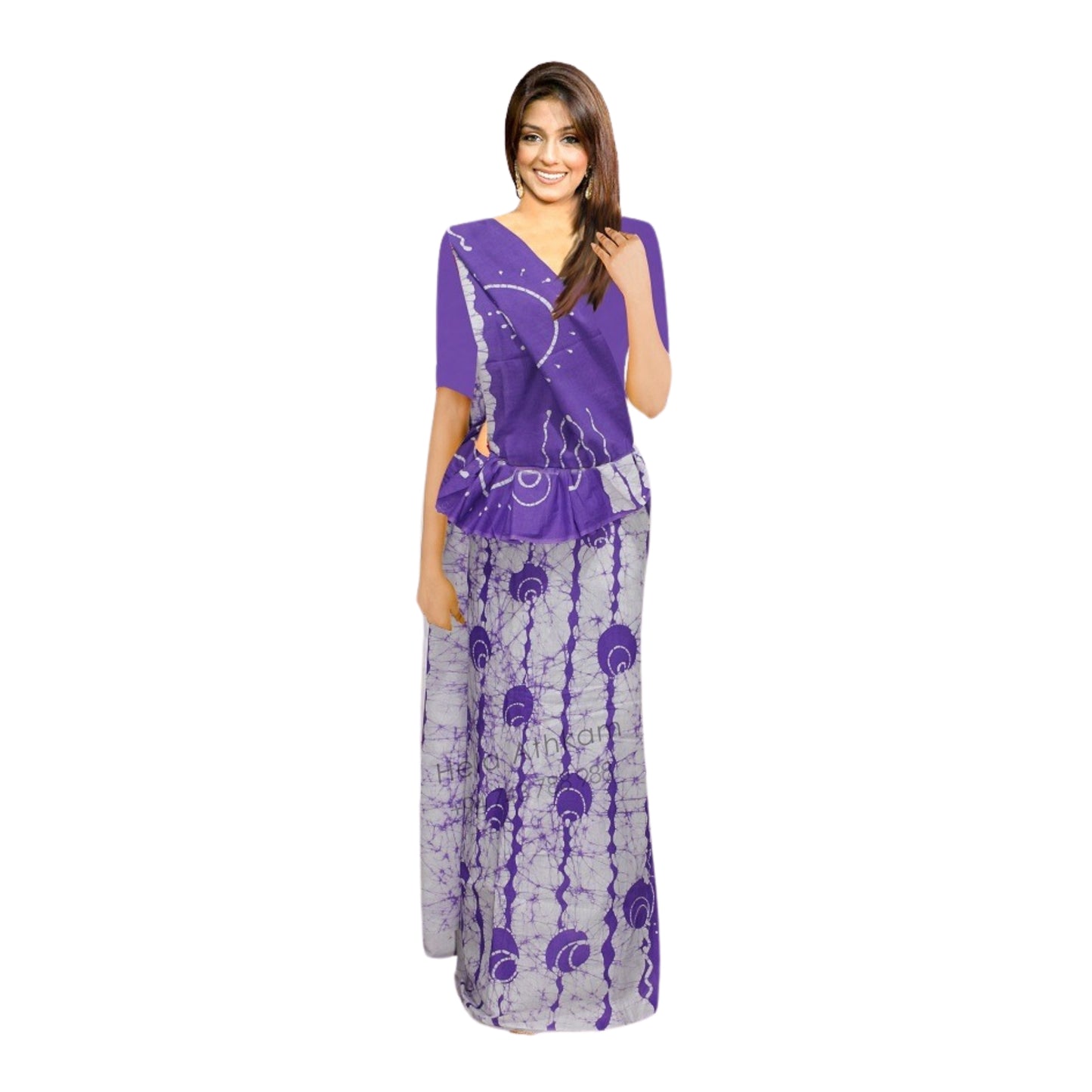 Voile Saree/Super Voile 1 Farbe