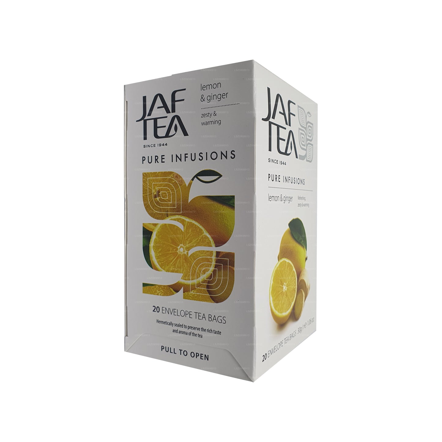 Jaf Tea Pure Infusions Zitrone & Ingwer Tee (30g) Folienumschlag Teebeutel