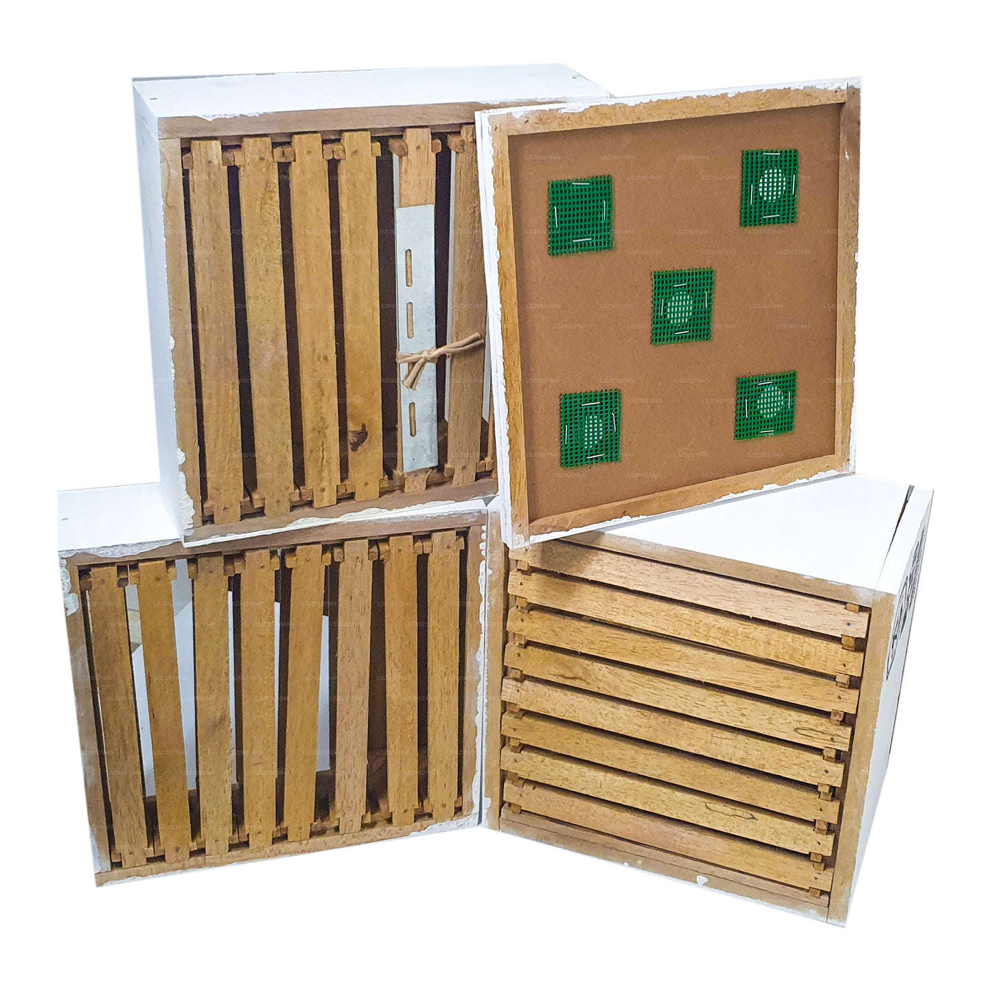 Lakpura Bienenkasten aus Holz mit 8 Rahmen
