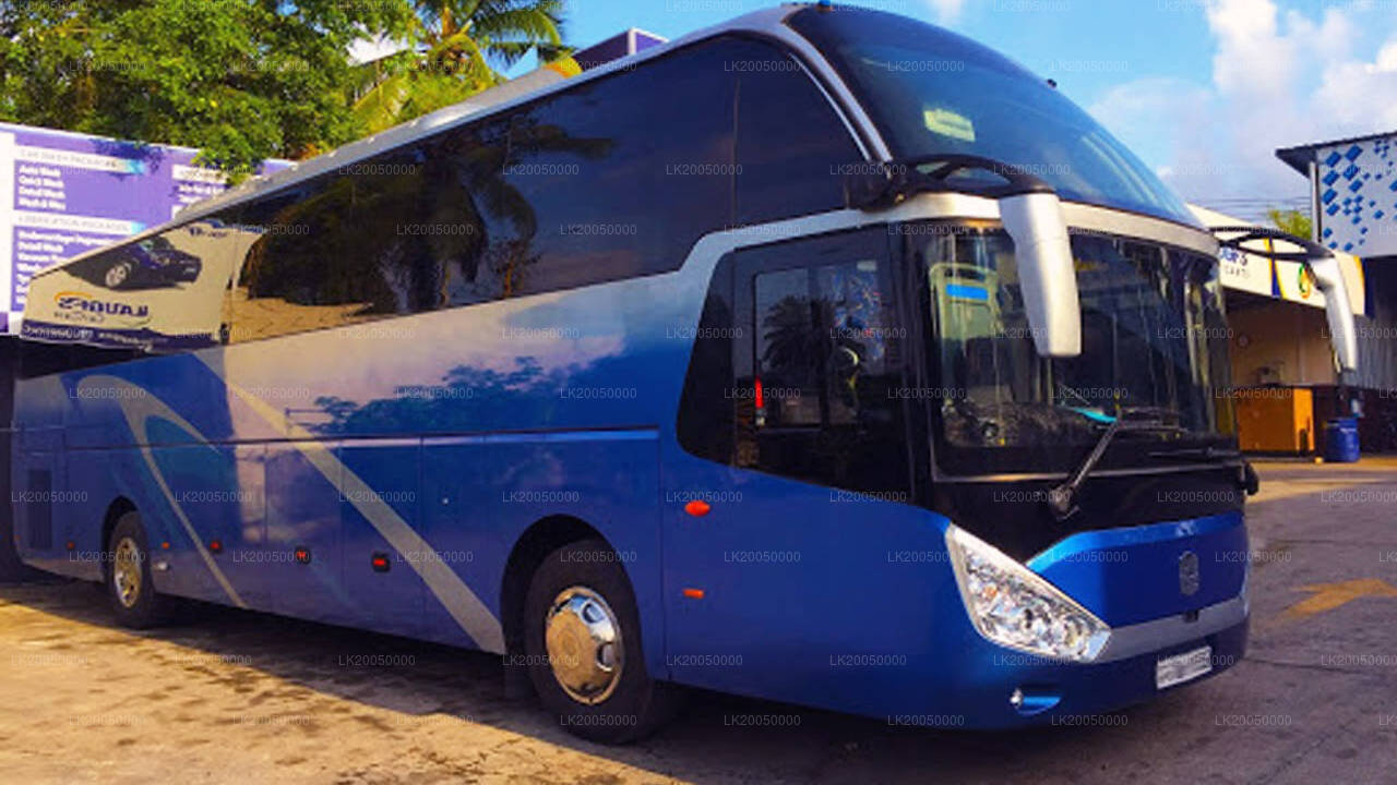 Vermietung eines großen Busses mit Chauffeur