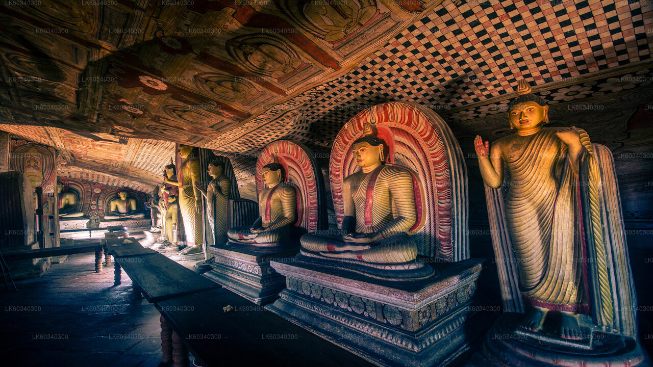 Sigiriya Rock und Dambulla aus Panadura