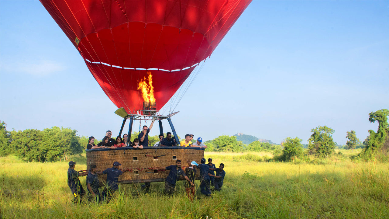 Fahrt mit dem Heißluftballon ab Dambulla