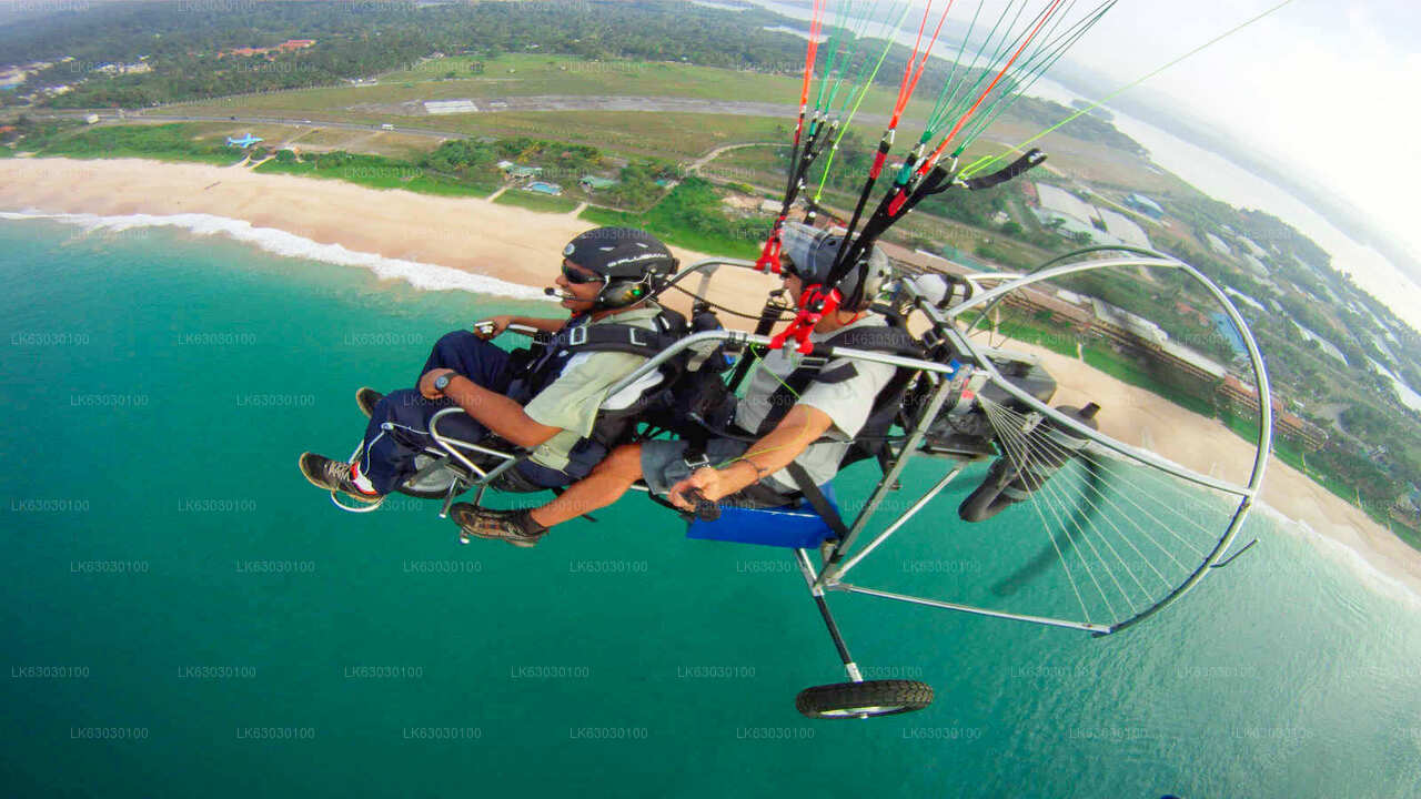 Paramotorfahren von Bentota aus
