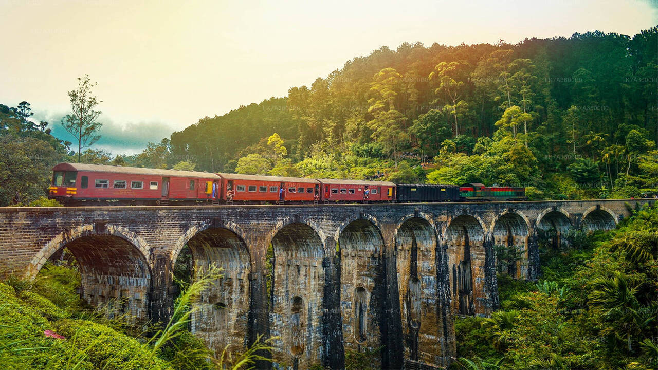 Weiterfahrt mit dem Zug von Kandy nach Badulla (Zug Nr. 1015 „Udarata Menike“)