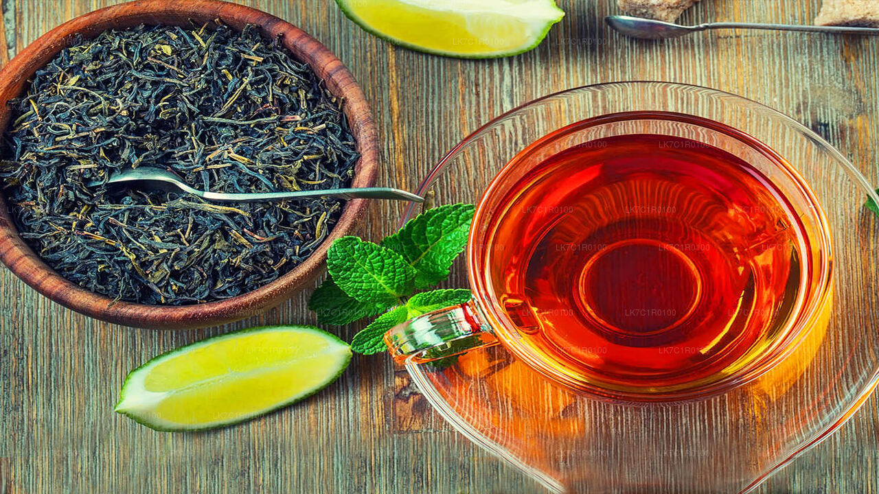 Verkostung von Ceylon-Tee aus Nuwara Eliya