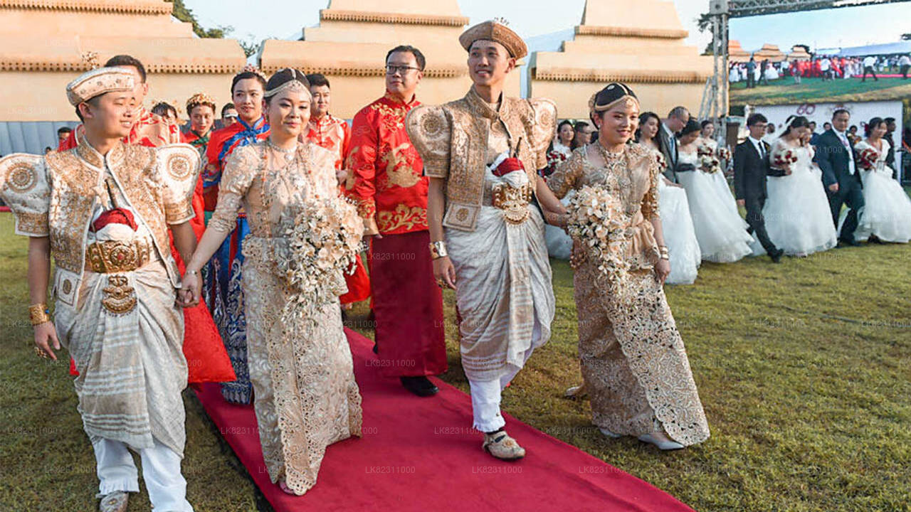 Traditionelle Hochzeit im Reiseziel
