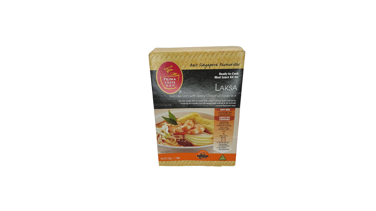 Laksa-Nudelgericht mit würziger Kokosnusssuppe (225g)