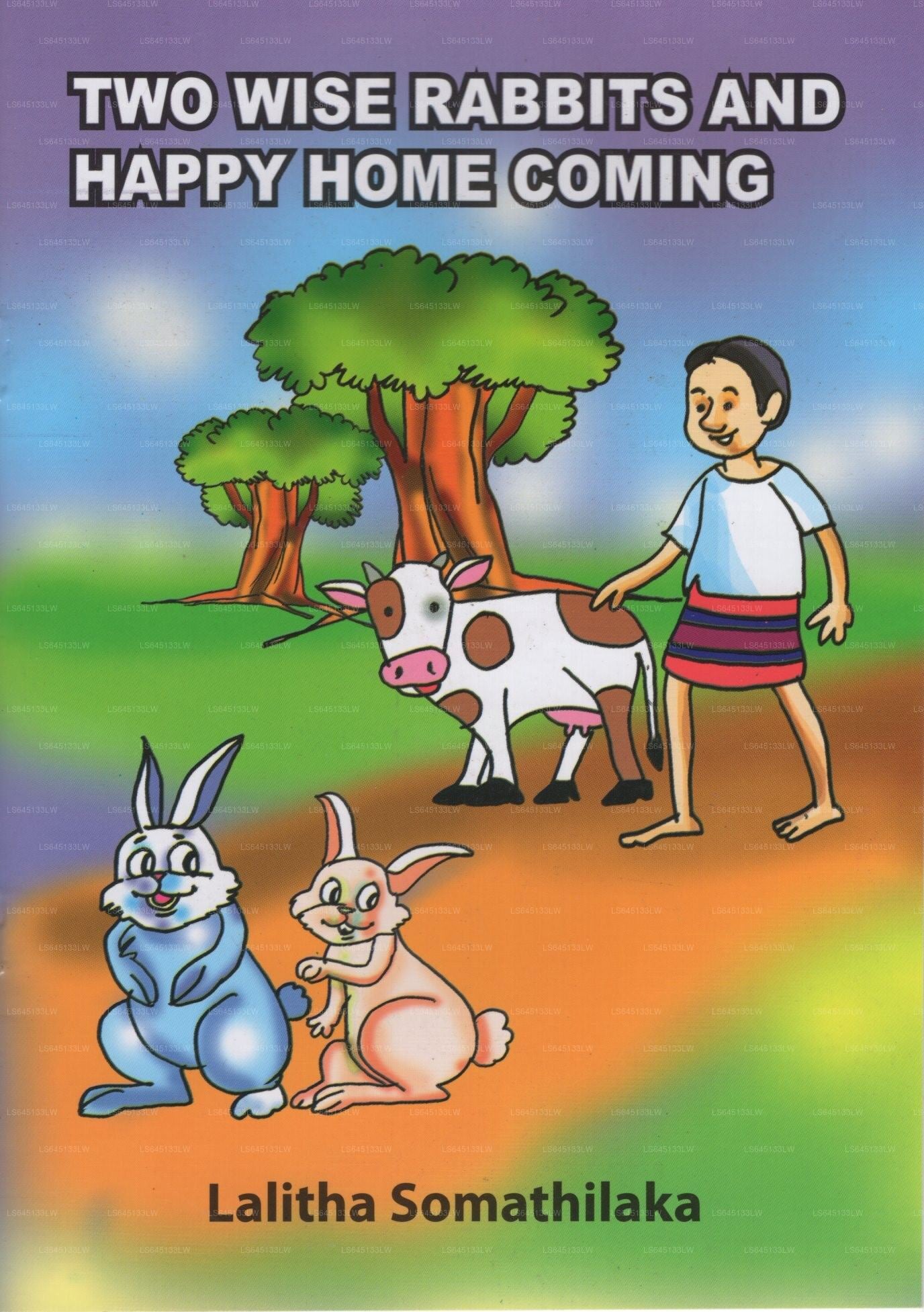 Zwei weise Kaninchen und glückliches Heimkommen