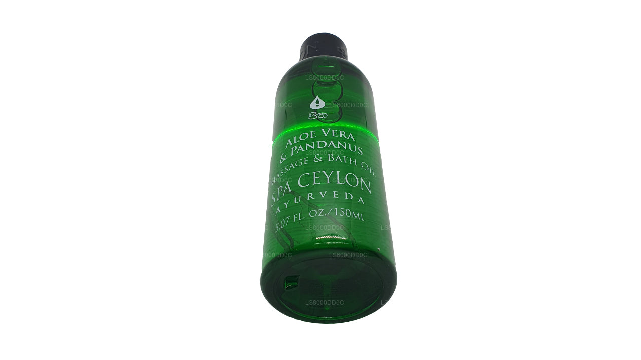 Spa Ceylon Aloe Vera, Pandanus Massage- und Badeöl (150 ml)