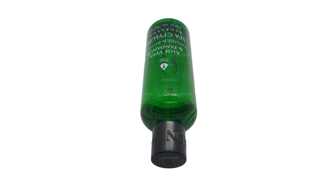 Spa Ceylon Aloe Vera, Pandanus Massage- und Badeöl (150 ml)