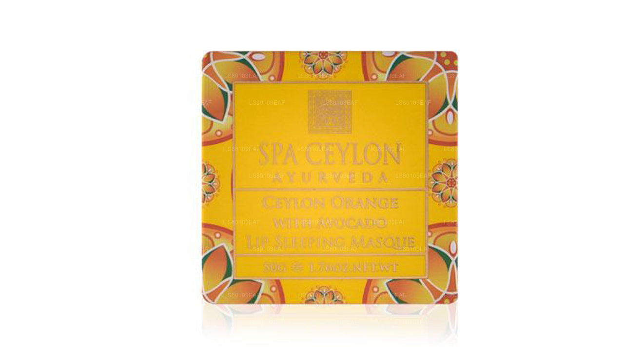 Spa Ceylon Ceylon Orange mit Avocado – Lippenschlafmaske (50 g)