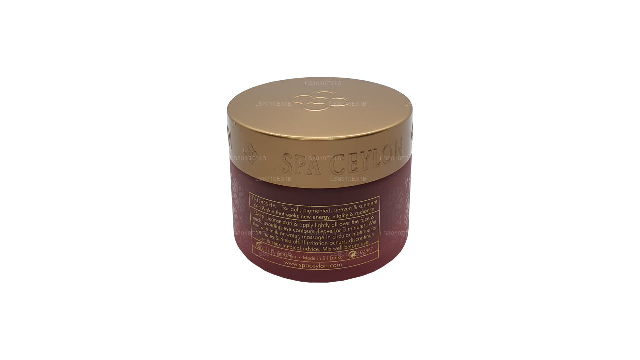 Spa Ceylon Skin Energise Gel-Gesichtspeeling mit Zitrus und roter Sandale für strahlenden Glanz (120 g)