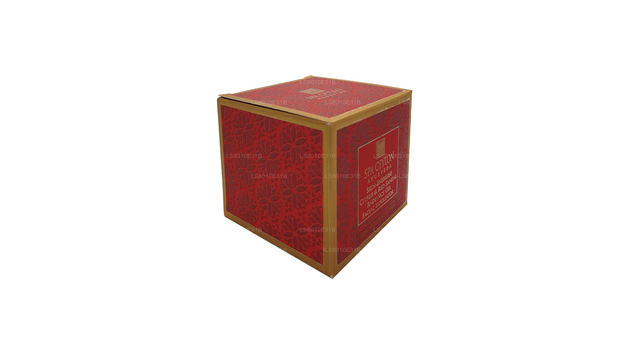 Spa Ceylon Skin Energise Gel-Gesichtspeeling mit Zitrus und roter Sandale für strahlenden Glanz (120 g)