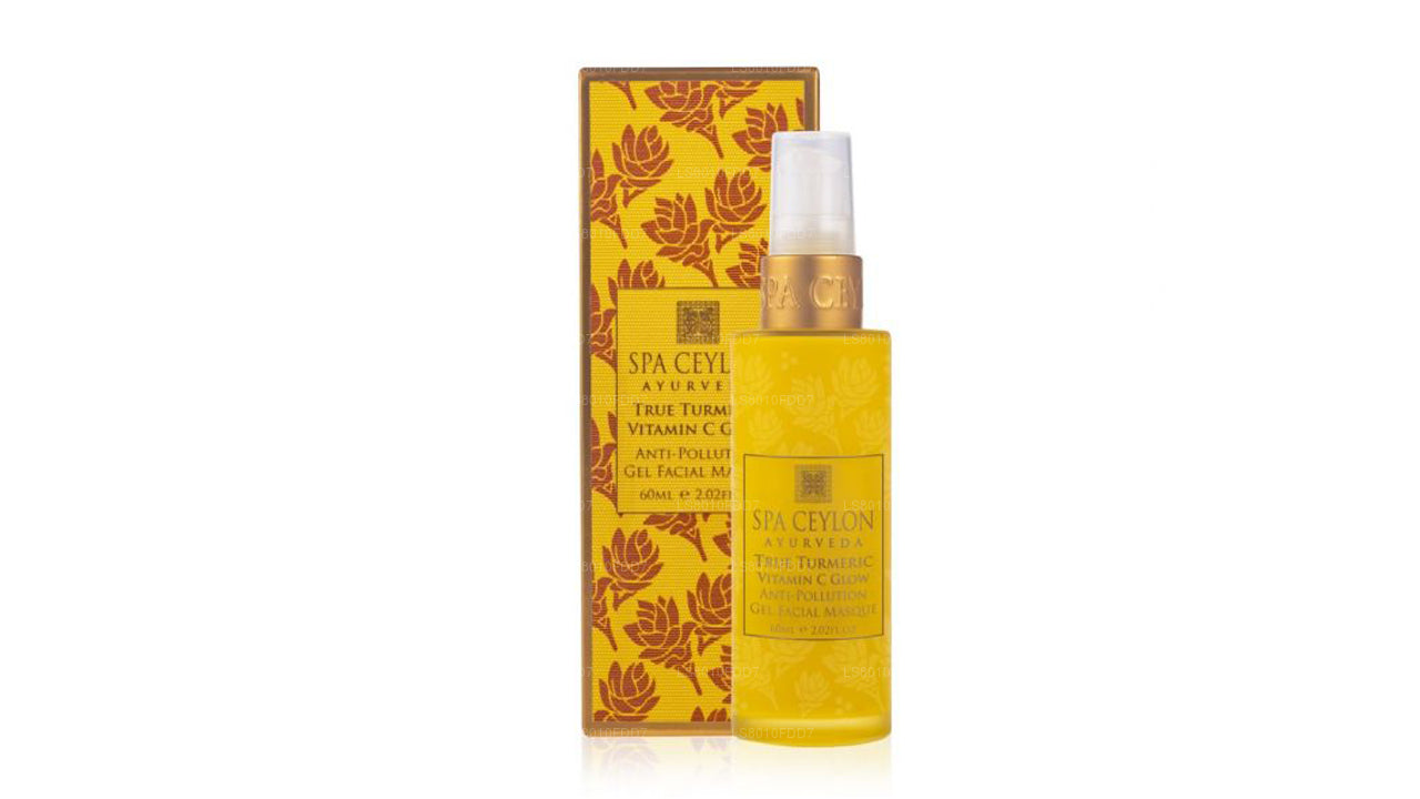 Spa Ceylon True Curcuma Vitamin C Glow Gel-Gesichtsmaske gegen Umweltverschmutzung (60 ml)