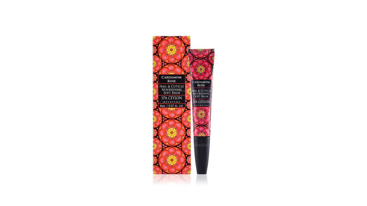 Spa Ceylon Cardamom Rose Pflegender, weicher Balsam für Nägel und Nagelhaut (8 ml)