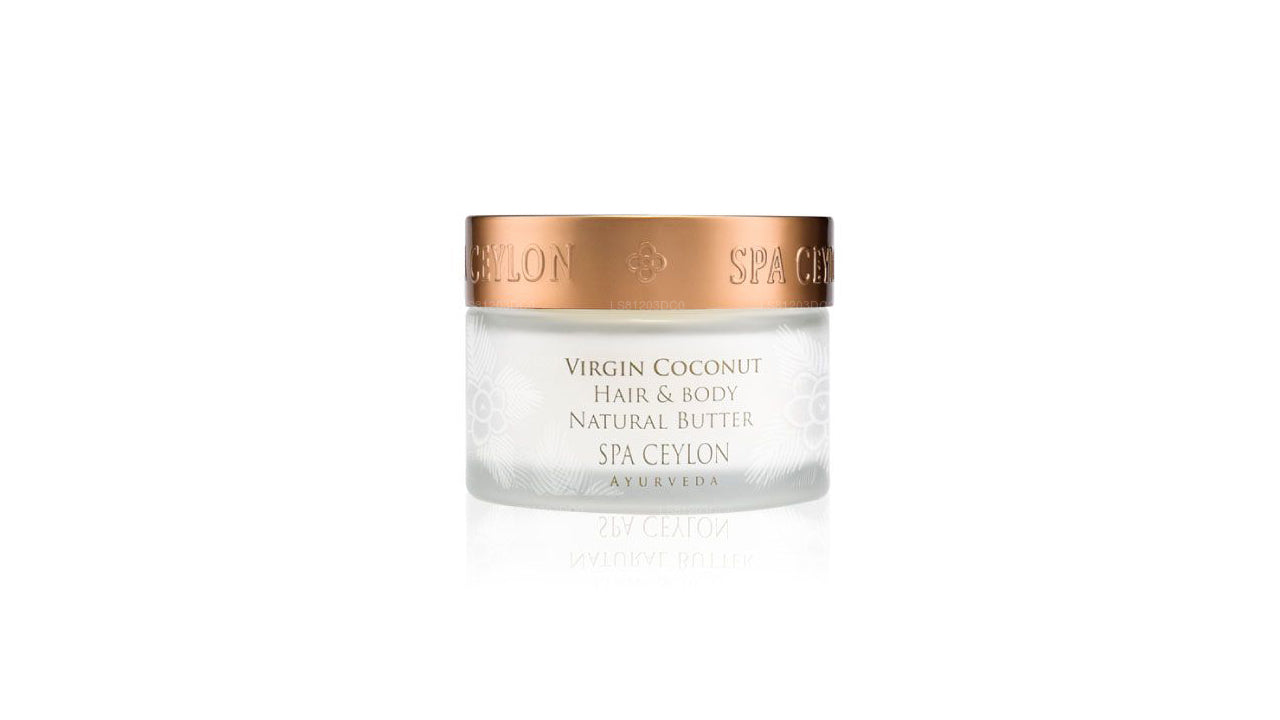 Spa Ceylon Virgin Coconut Natürliche Haar- und Körperbutter (100 g)