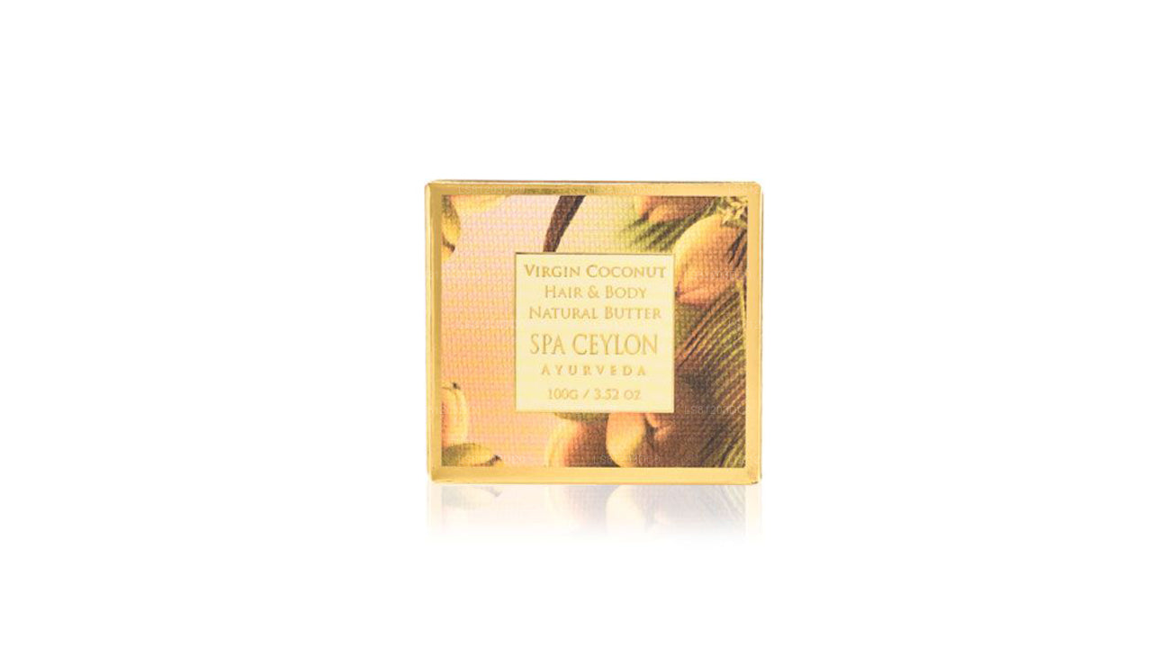 Spa Ceylon Virgin Coconut Natürliche Haar- und Körperbutter (100 g)